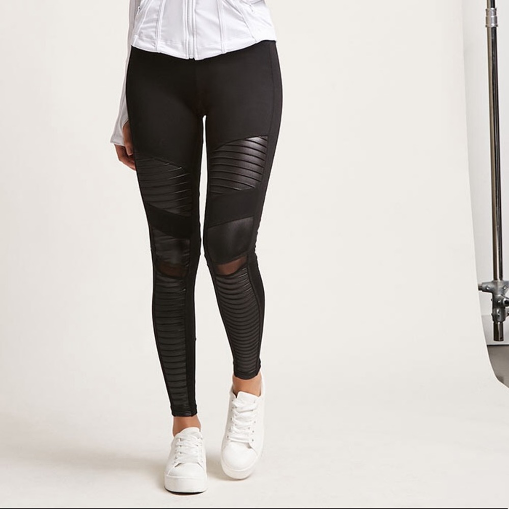 Forever 21 Active Moto Leggings